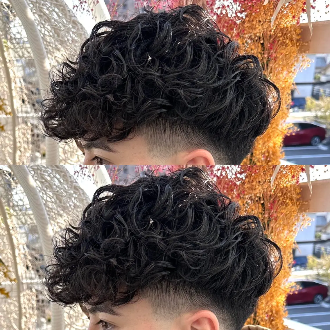 パーマ メンズ メンズパーマ 刈り上げ メンズ特化✂️ 小枝 優生のヘアスタイル
