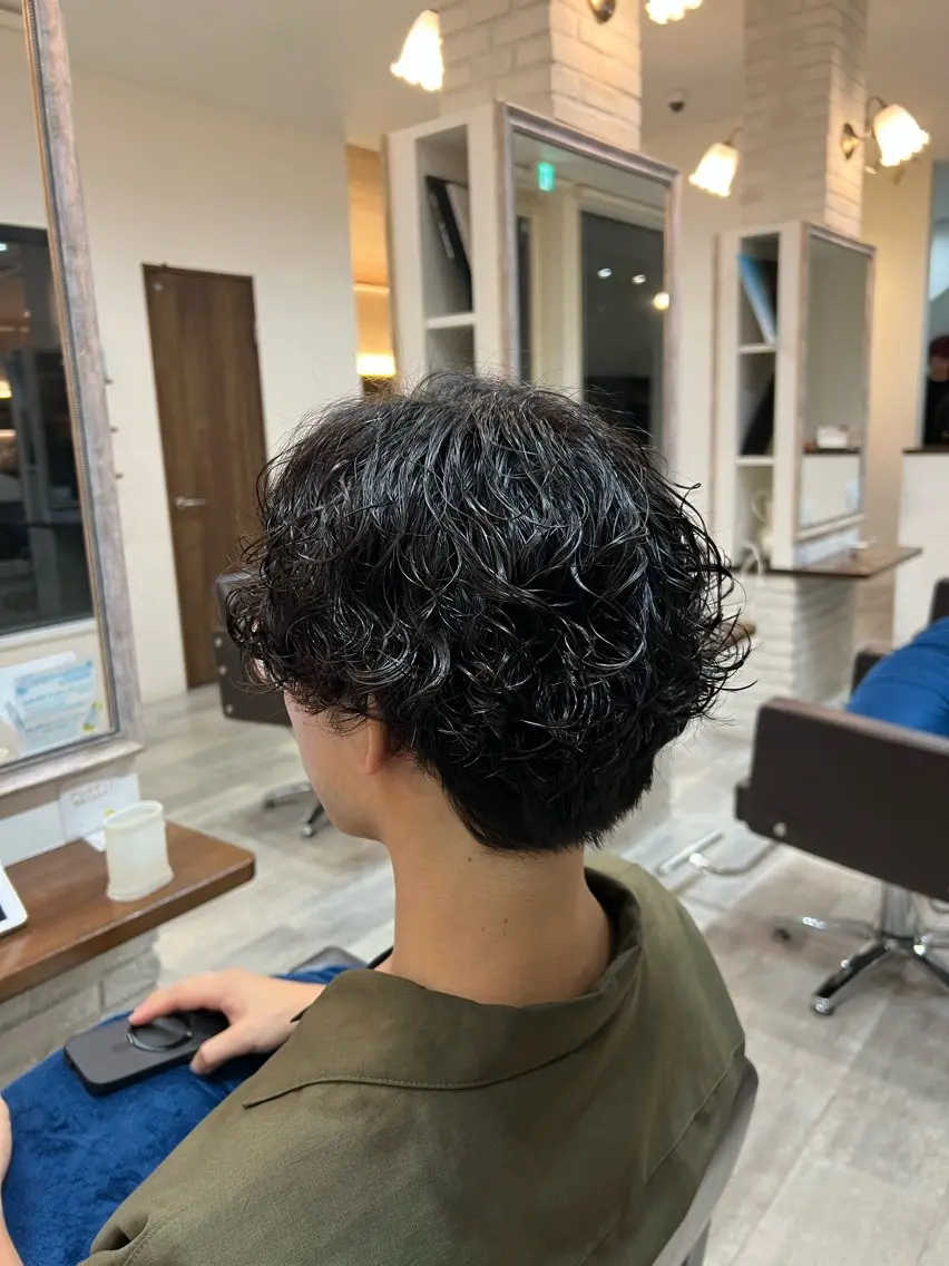 パーマ メンズ メンズパーマ 白田 妃美希のヘアスタイル