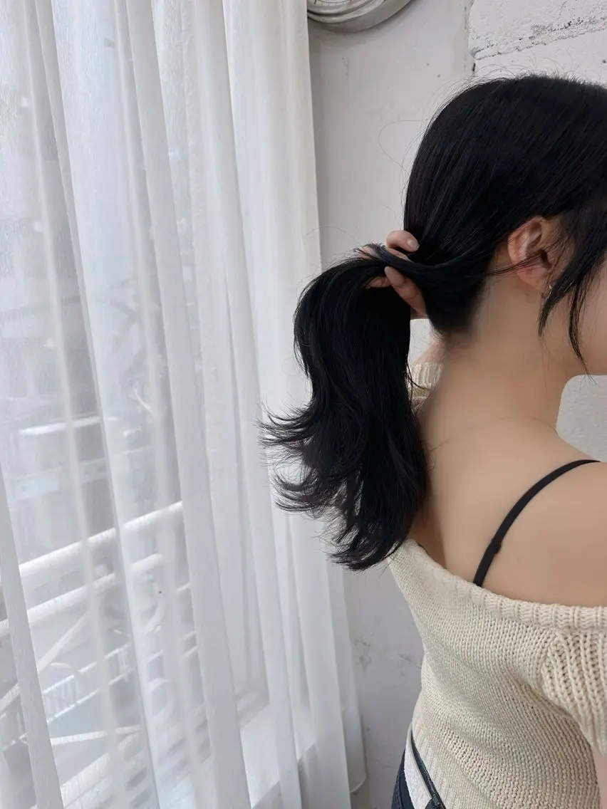 セミロング ヘアカラー 愛/한국어◎ Hightone✨のヘアスタイル
