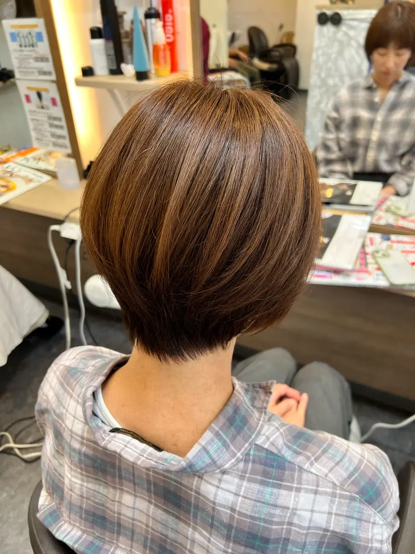 ショート カラー 質感カット × 清潔 感カット　Hiroのヘアスタイル