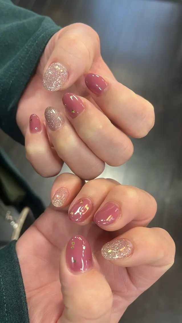 ネイル クリアネイル ジェルネイル 氷ネイル・うるうるネイル ニュアンスネイル シンプルネイル SAKU nail 作島茜のネイルデザイン
