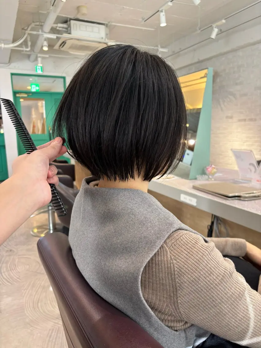 ショート ショートボブ ボブ ショートヘア 盛れるレイヤー/ 髪質改善/遠藤龍雅のヘアスタイル