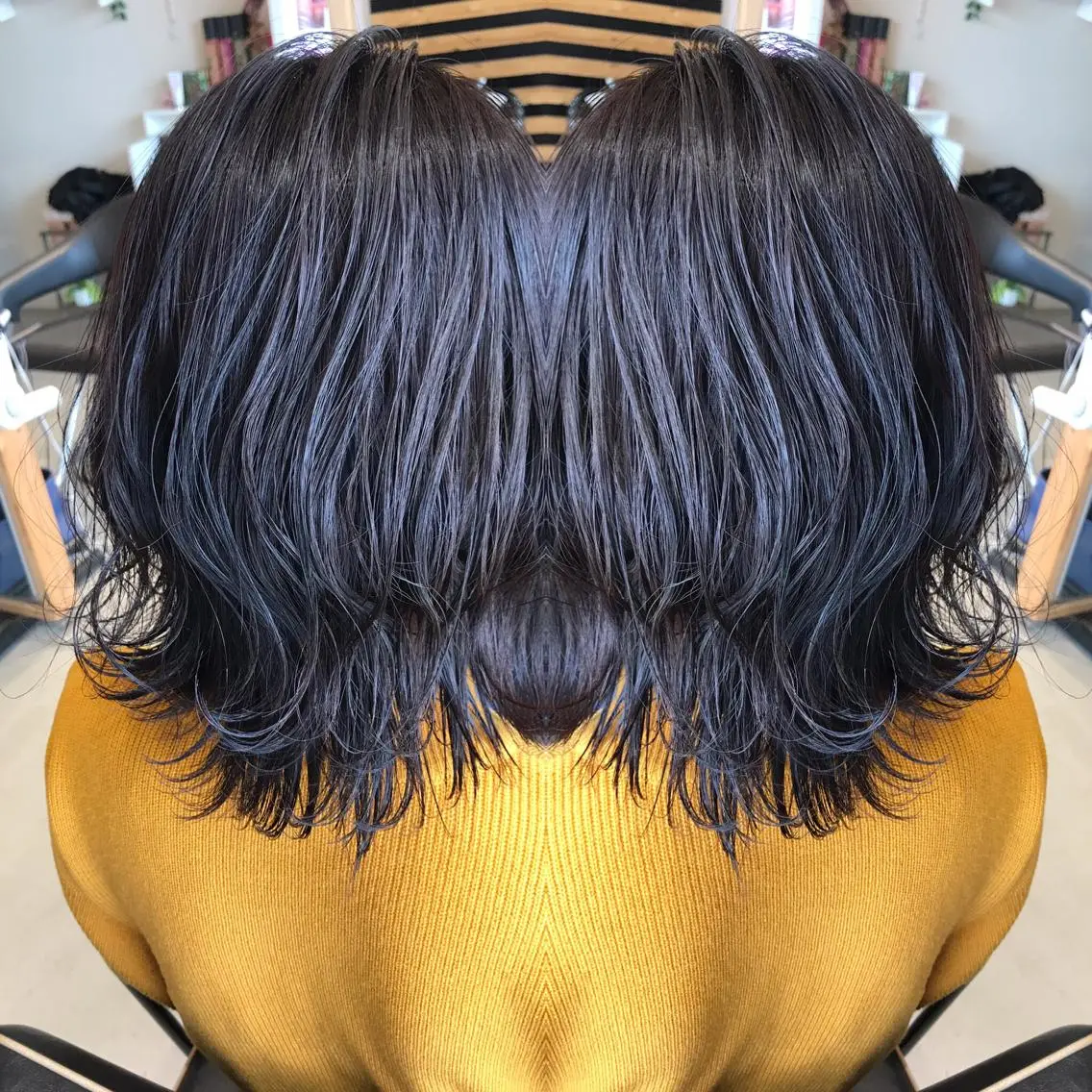 ショート カラー アディクシーカラー ブルーカラー ブルーラベンダー 透明感カラー ラベンダーカラー ヘアカラー 大久保 隆蔵のヘアスタイル