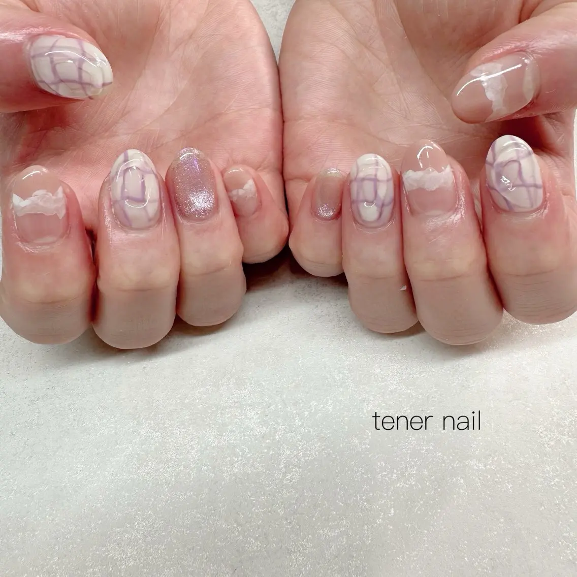 ネイル マグネットネイル ハンドネイル テネルネイル tener nailのネイルデザイン