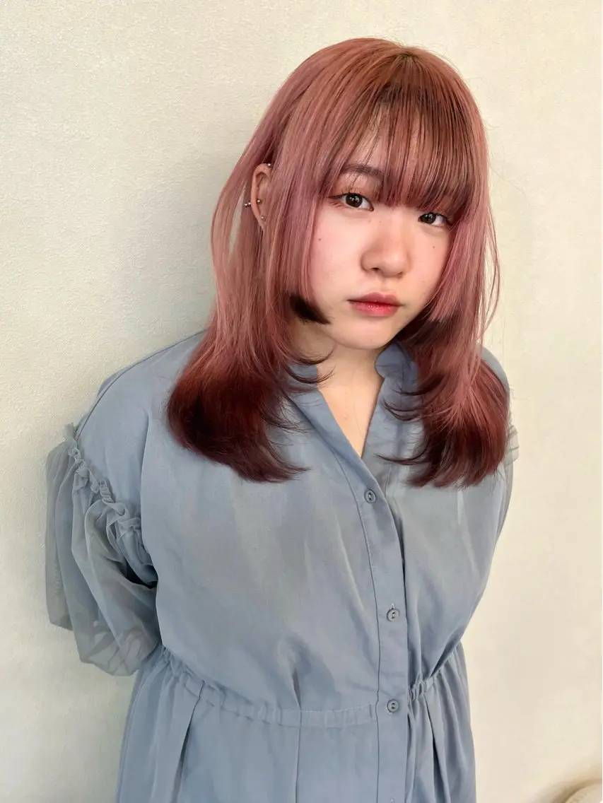 【ダメージレス】ハイケアブリーチWカラー✨＋うるツヤ爆誕トリートメント👩🏼✨ロング料金なしの写真