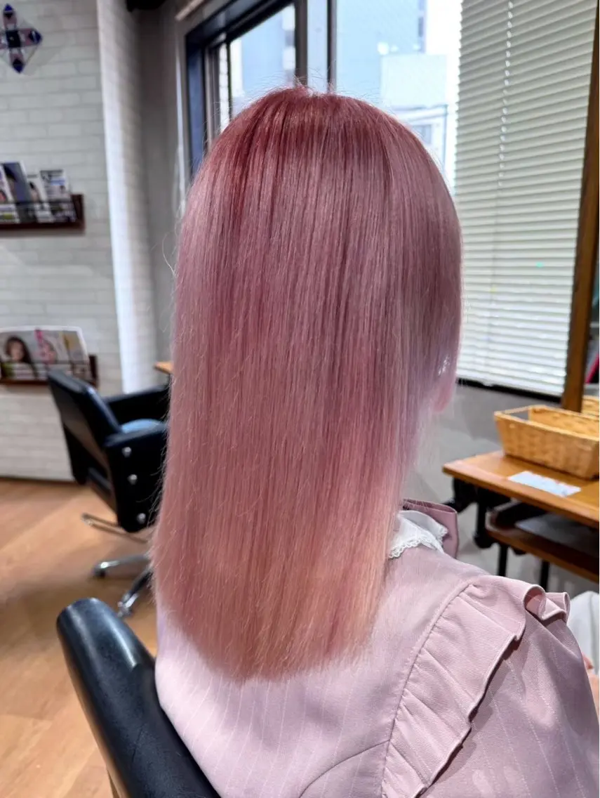 ミディアム レイヤーカット ✨髪質改善/カラー✨ TOMOのヘアスタイル