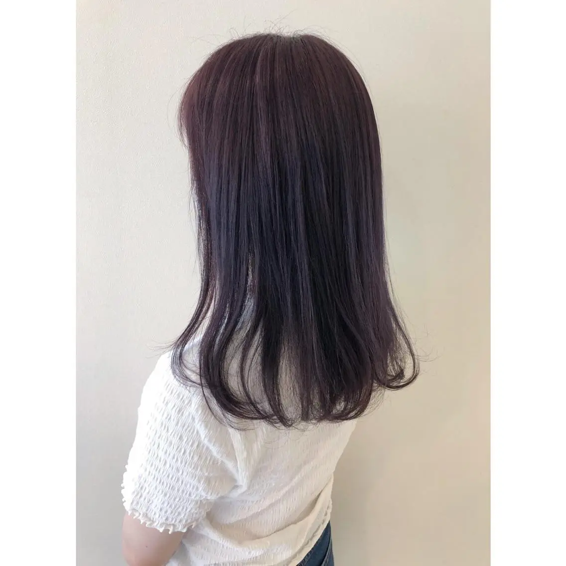 セミロング カラー ヘアアレンジ 🌺まなみ/ うる艶カラー🌺のヘアスタイル