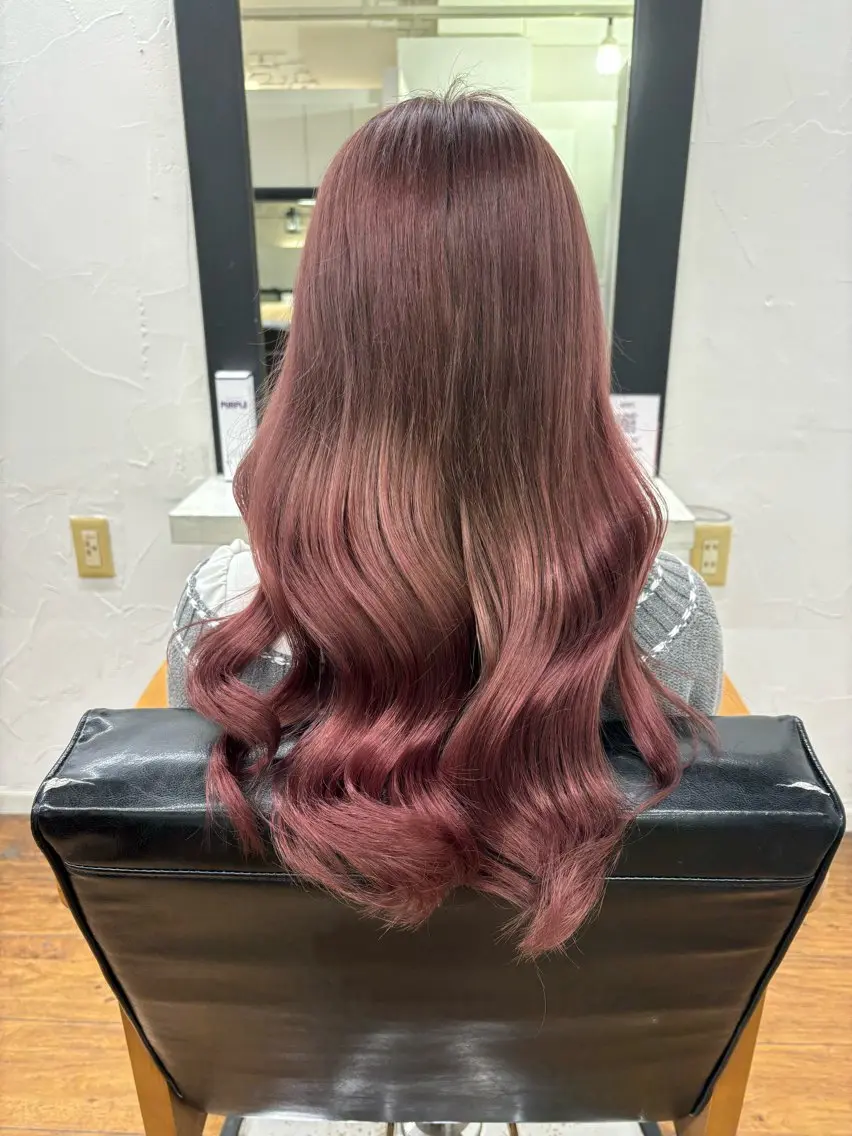カラー ブリーチ ヘアカラー 香野 優子のヘアスタイル