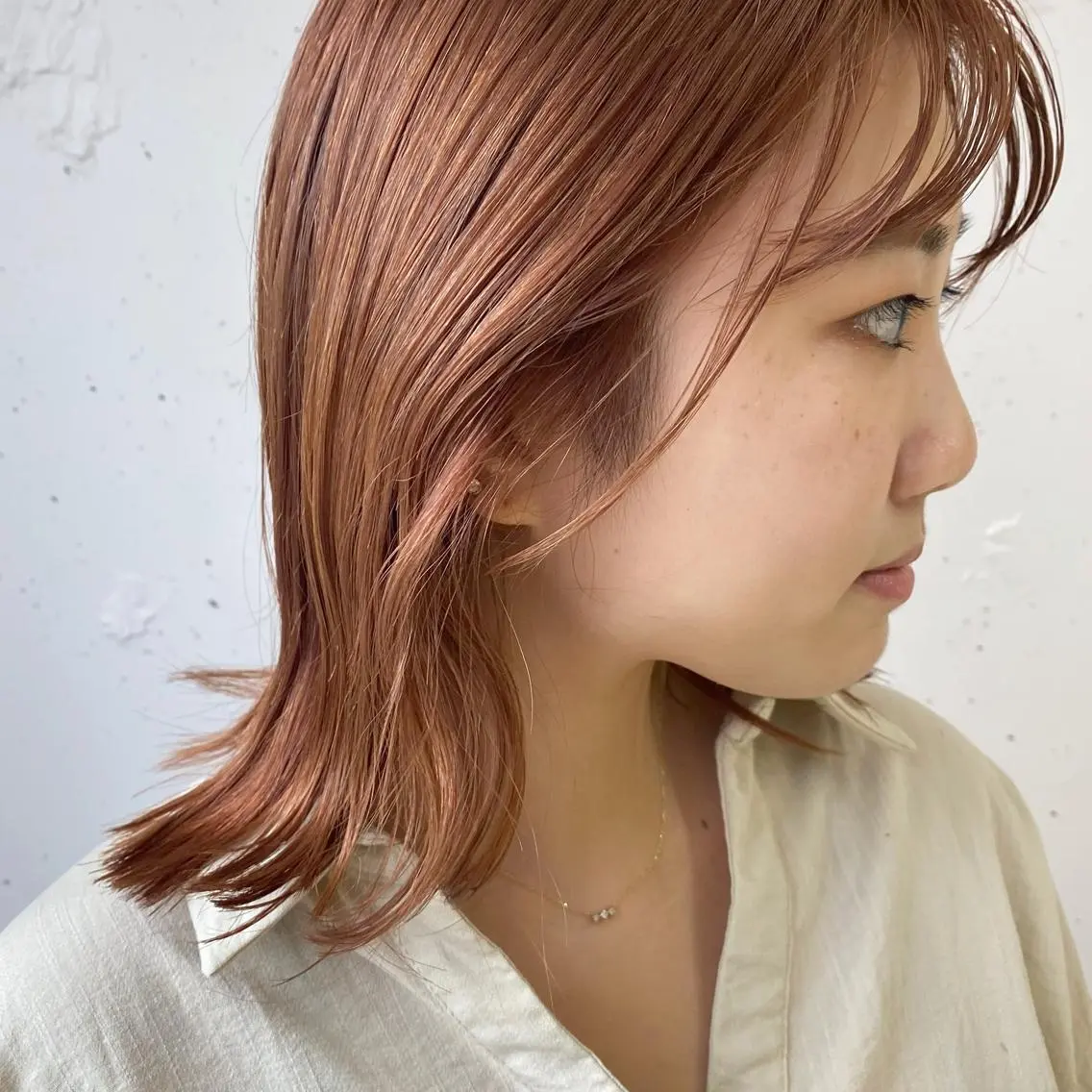 ミディアム 顔周りの垢抜けヘア 立山あいりのヘアスタイル