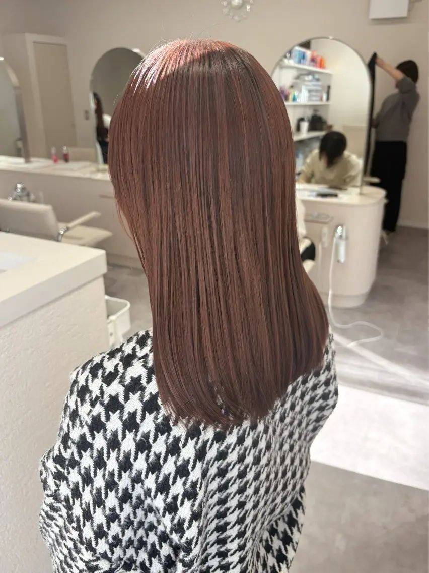 セミロング カラー カット ヘアカラー トリートメント メンズパーマ特化🔥 ツイスパ/シャドウのヘアスタイル
