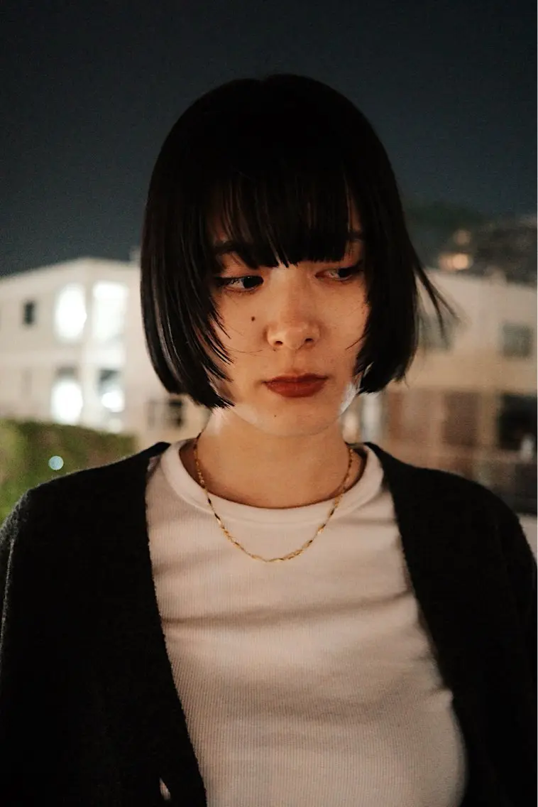 ミディアム ボブ/ブリーチ 学芸大学SaKuraのヘアスタイル