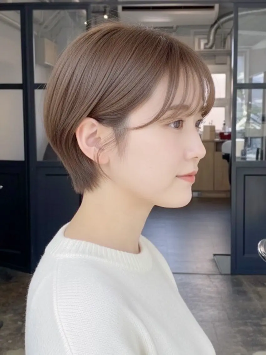 ショート パーマ・レイヤー 髪質改善・TANIのヘアスタイル