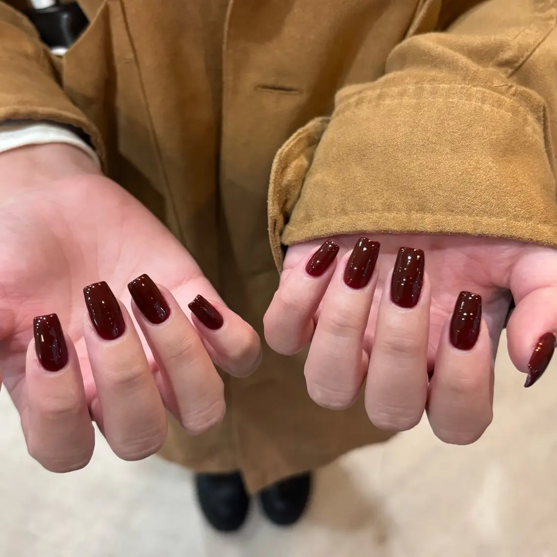 ネイル 赤色 ハンドネイル mood mitsukiのネイルデザイン