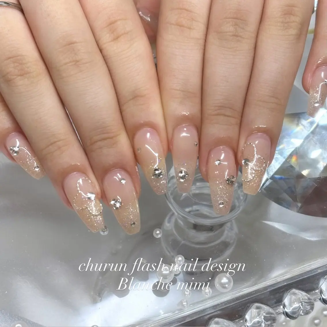 ネイル ハンドネイル Blanche mimi.u_aのネイルデザイン