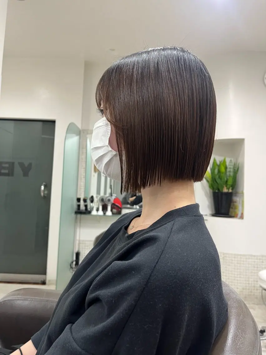 ショート ロングレイヤー/桂駅 /佃 優華🧸💓のヘアスタイル