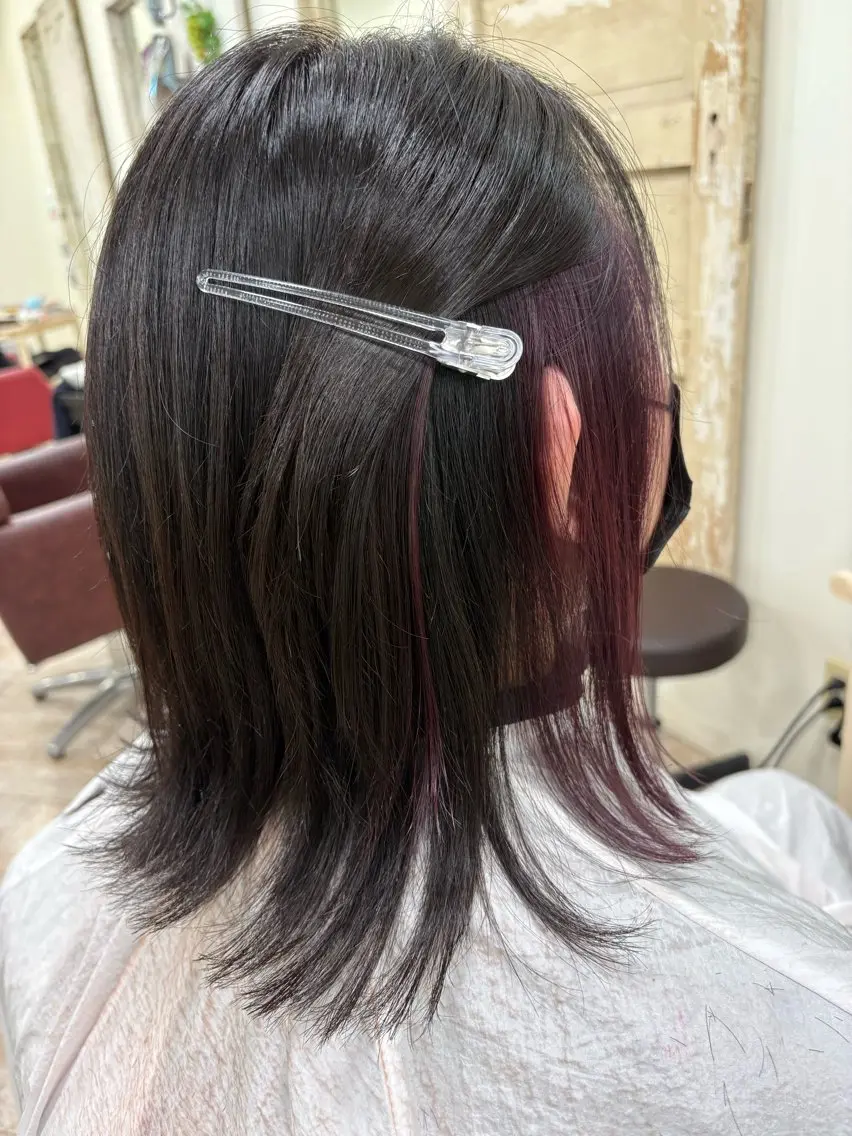 カラー 菊地 映香のヘアスタイル