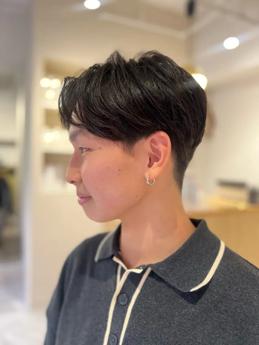 メンズ マッシュ 💚メンズカット💚 無料のヘアスタイル