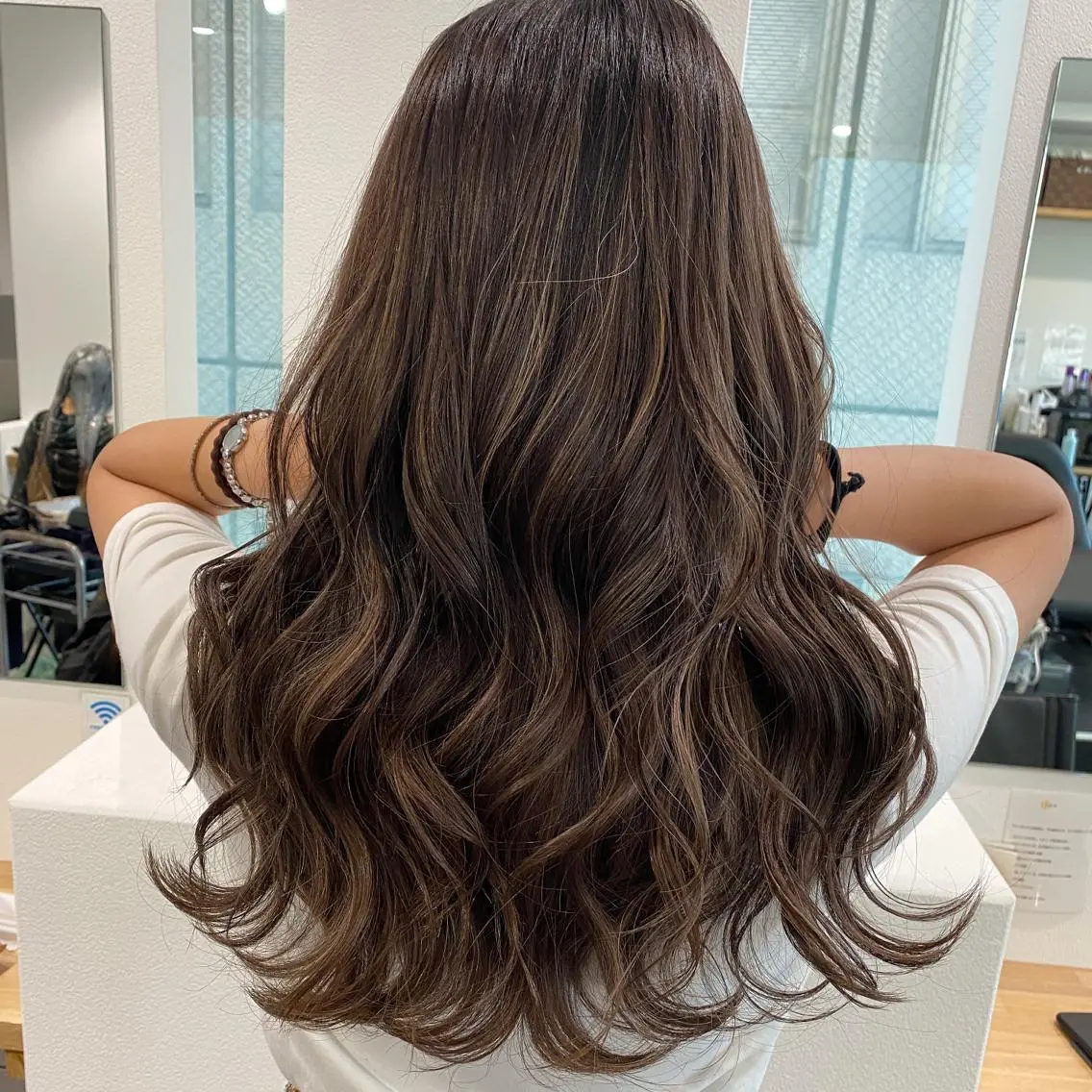 ミディアム カラー ハイライトカラー ハイライト ヘアカラー トリートメント JILBLAN京都 ショート/ハイライトのヘアスタイル