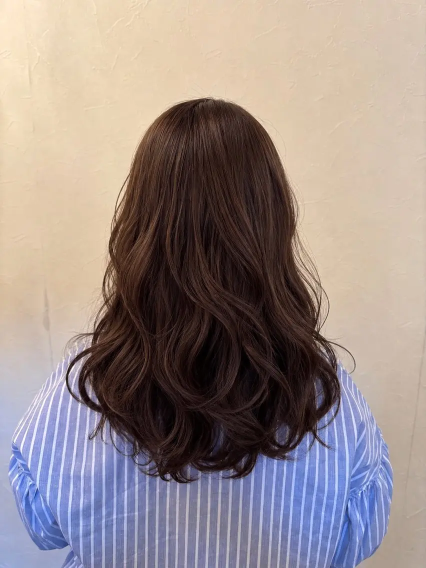 ロング カット パーマ トリートメント 髪質改善パーマ/ Natsumiのヘアスタイル