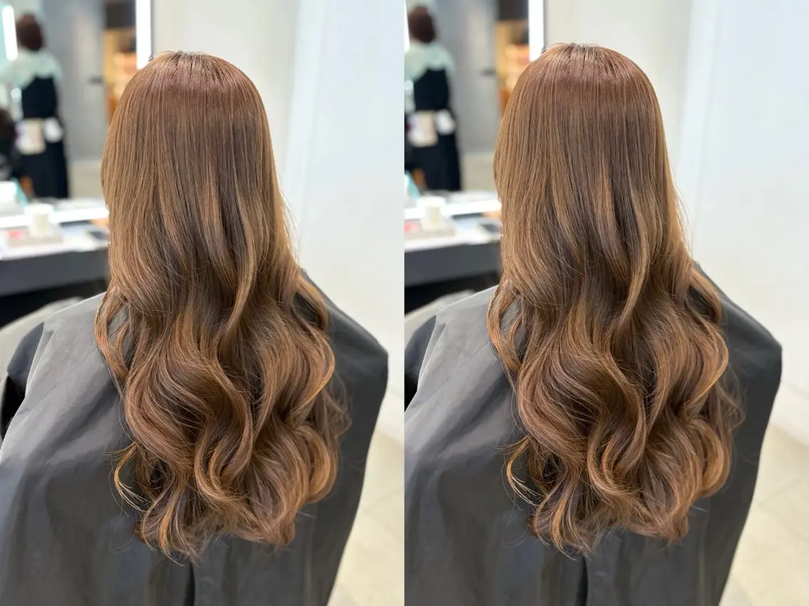 ロング 髪質改善・水素カラー ARIA（ému）のヘアスタイル