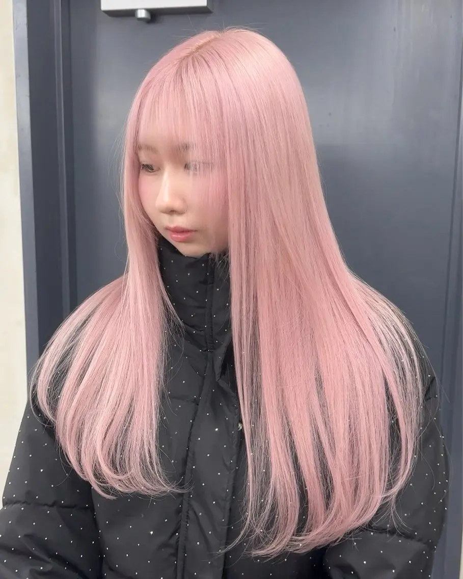 ミディアム カラー アッシュ ベージュカラー ブリーチ ケアブリーチ ダブルカラー ヘアカラー トリートメント 透明感カラー 💋🩷りなのヘアスタイル
