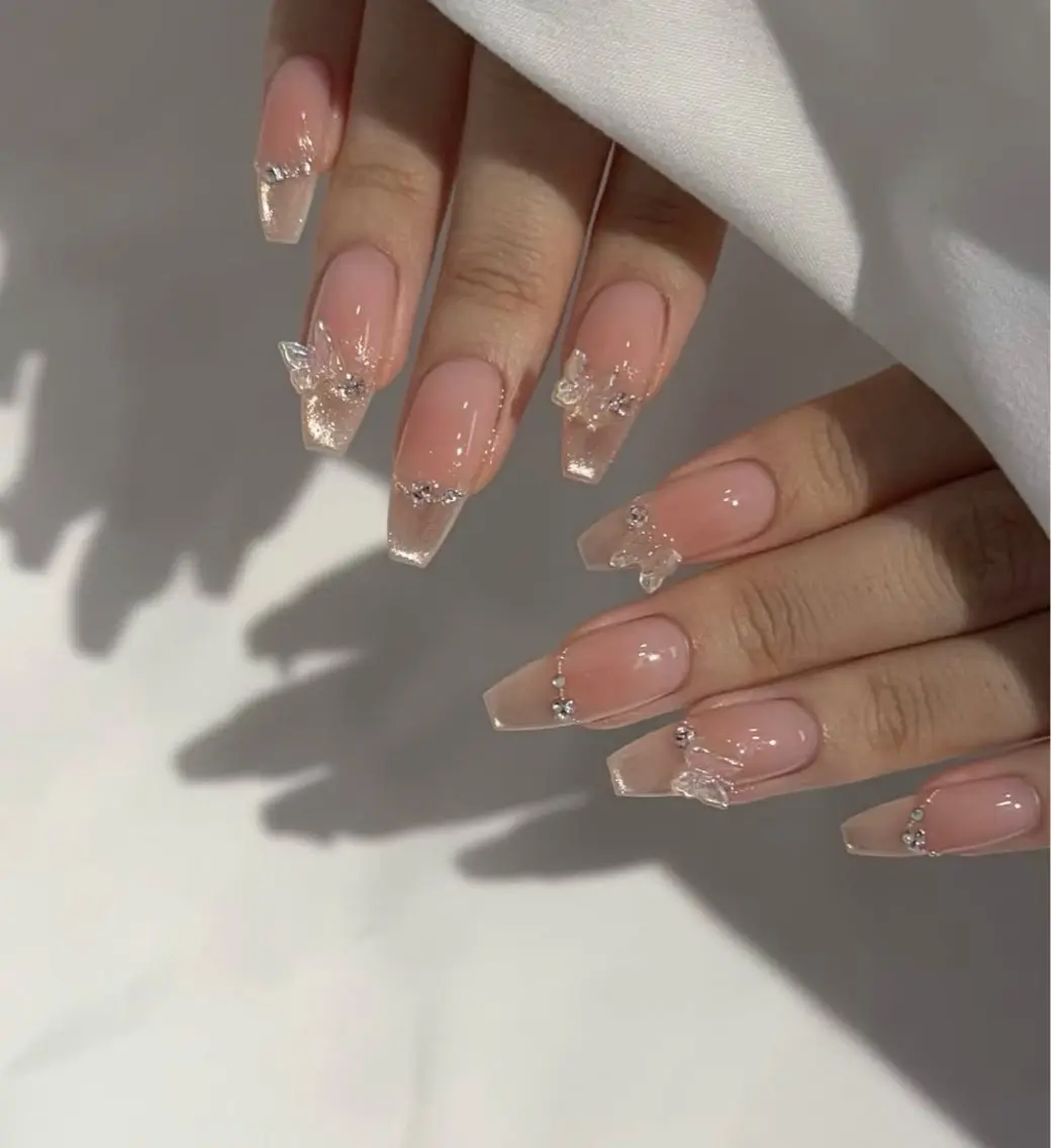 ネイル アートネイル ジェルネイル キラキラネイル ミラーネイル ピンク ハンドネイル Ryu Nail NekoChanのネイルデザイン