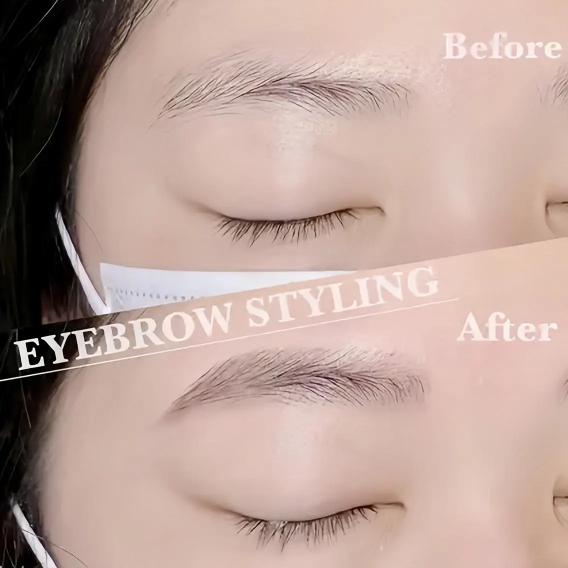 眉waxのみ 希少ハードワックスでしっかり取れるの写真