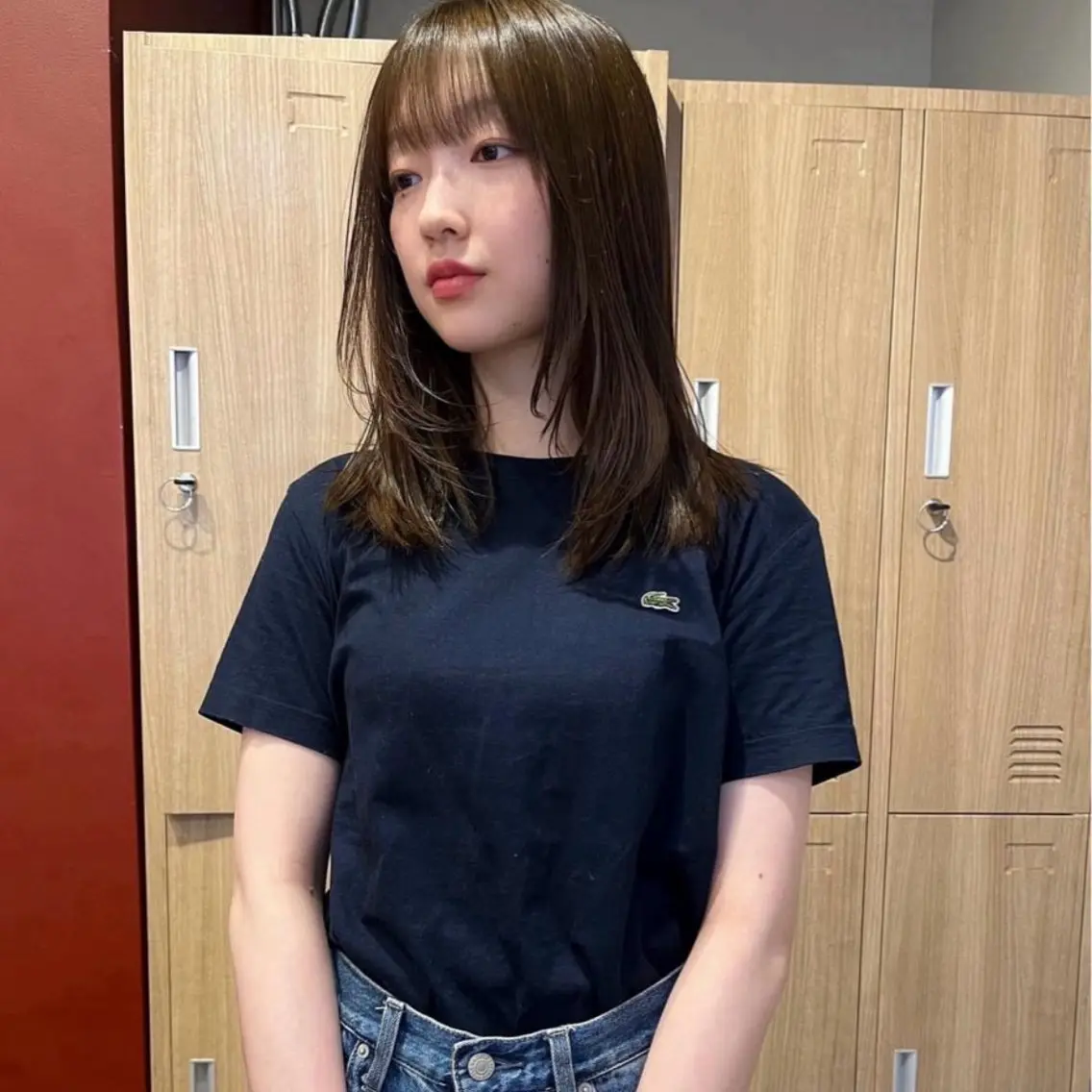 カラー オリーブ🎶アッシュ グレージュちひろ🧸のヘアスタイル