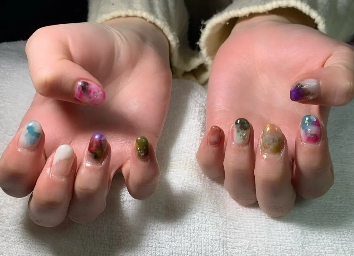 ネイル ハンドネイル フットネイル MHR nailのネイルデザイン