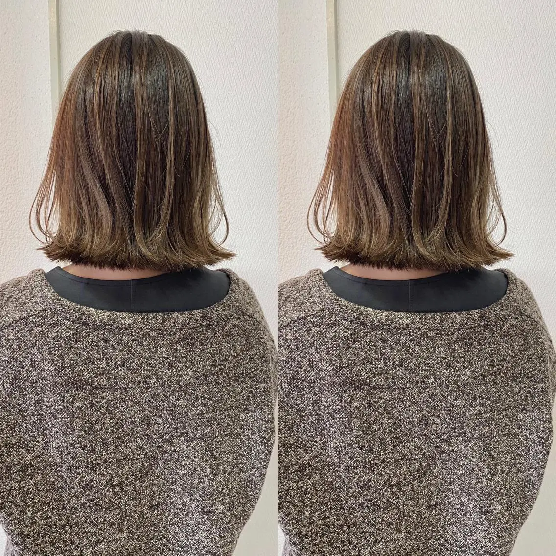 ミディアム 山本 茉希のヘアスタイル