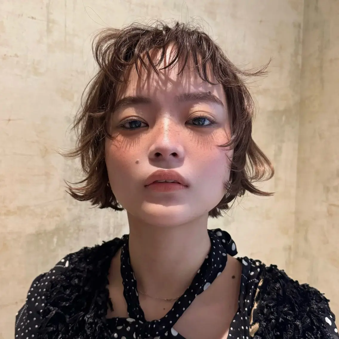 ショート カラー ヘアカラー ハイトーン/デザイン カラー山下莉歩のヘアスタイル