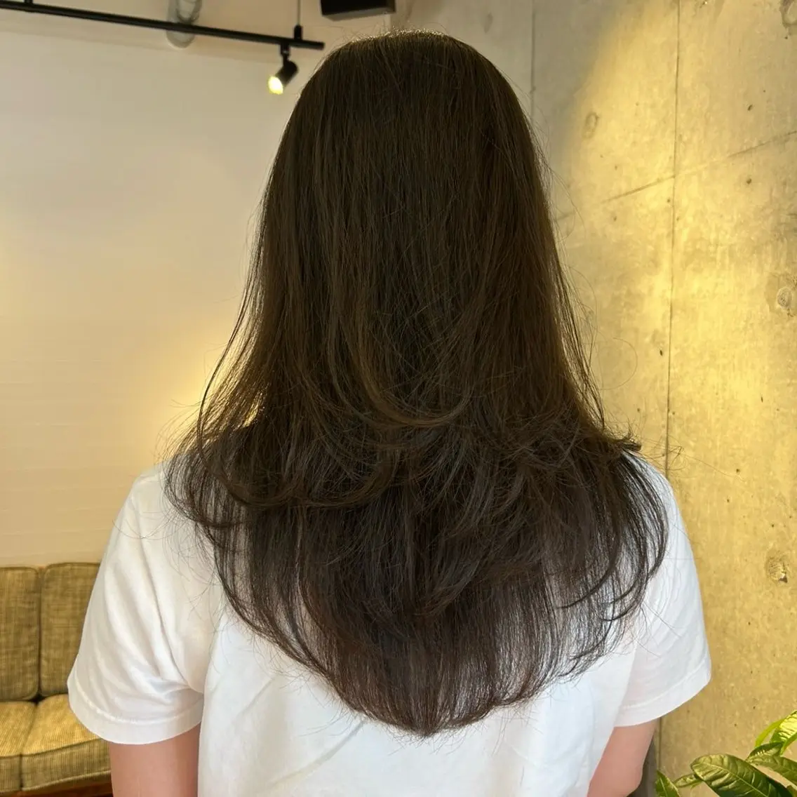 ロング ヘアカラー 村田 ありさのヘアスタイル