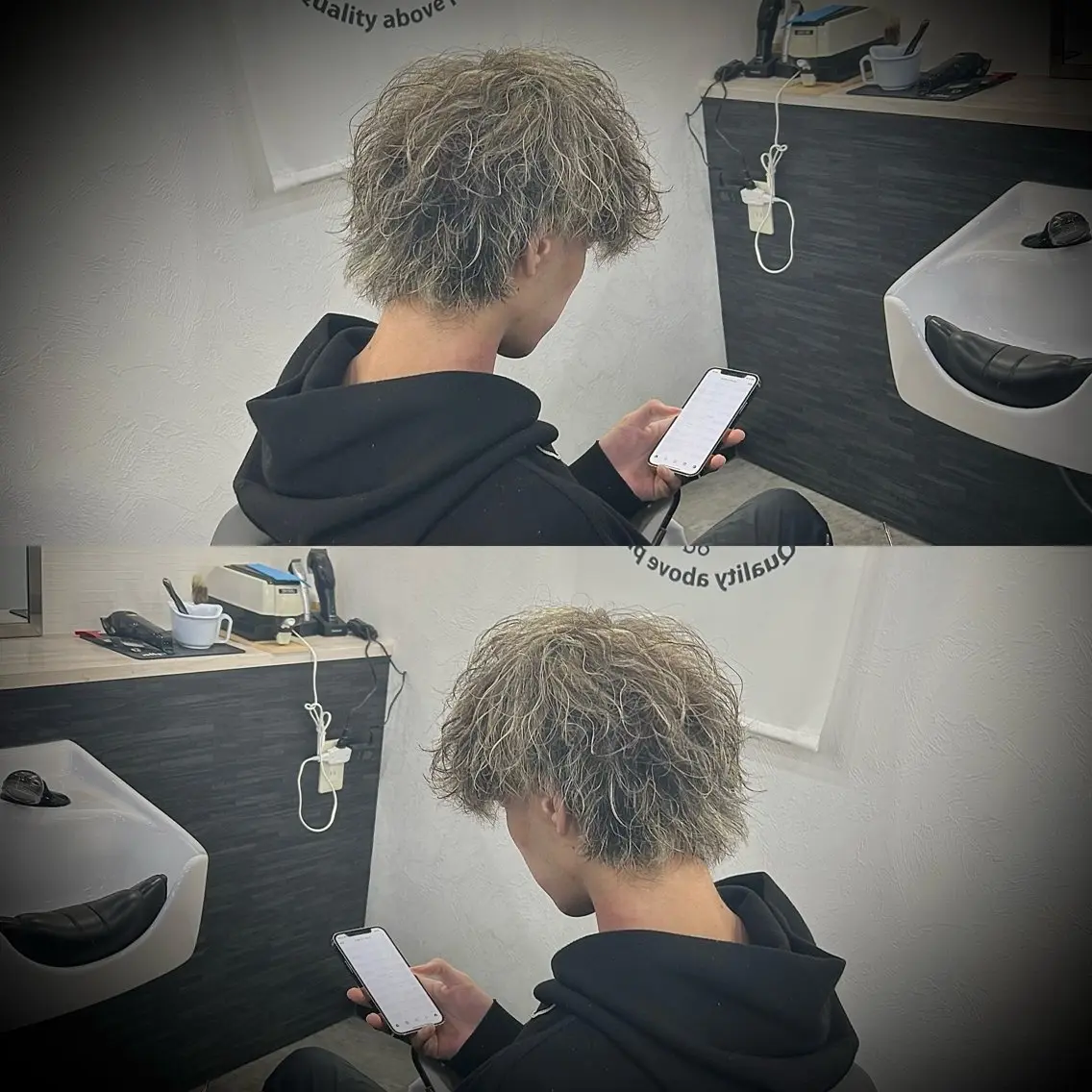 【カット+特殊パーマ+ヘアセット】の写真