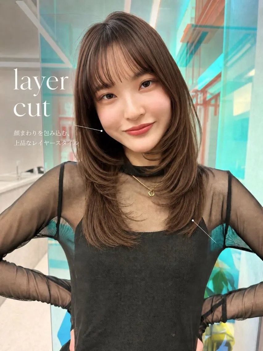 ロング 茂木俊哉 /縮毛矯正のヘアスタイル