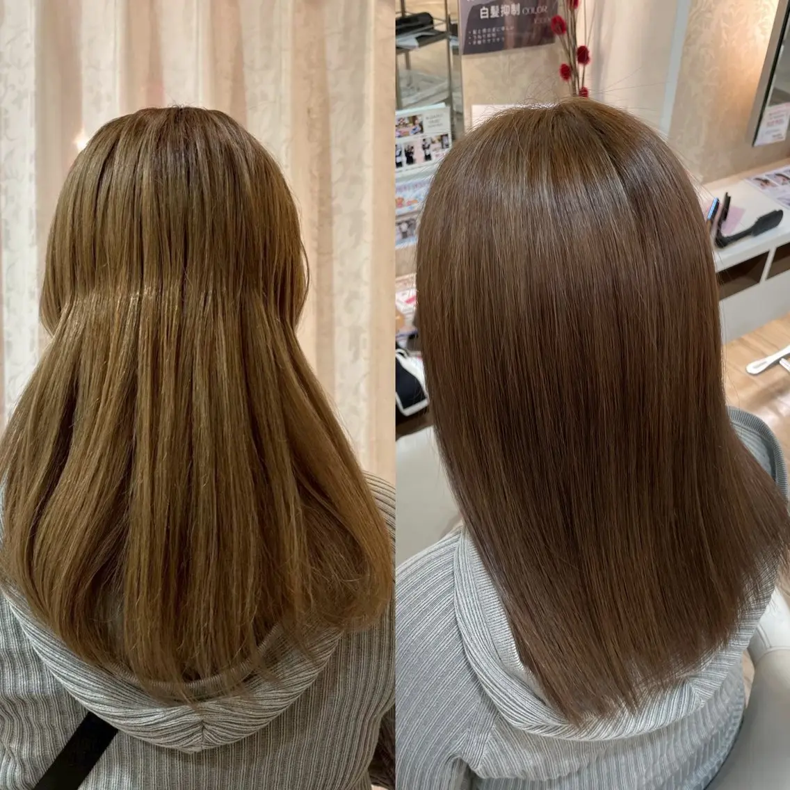 セミロング トリートメント 岡部 葵のヘアスタイル
