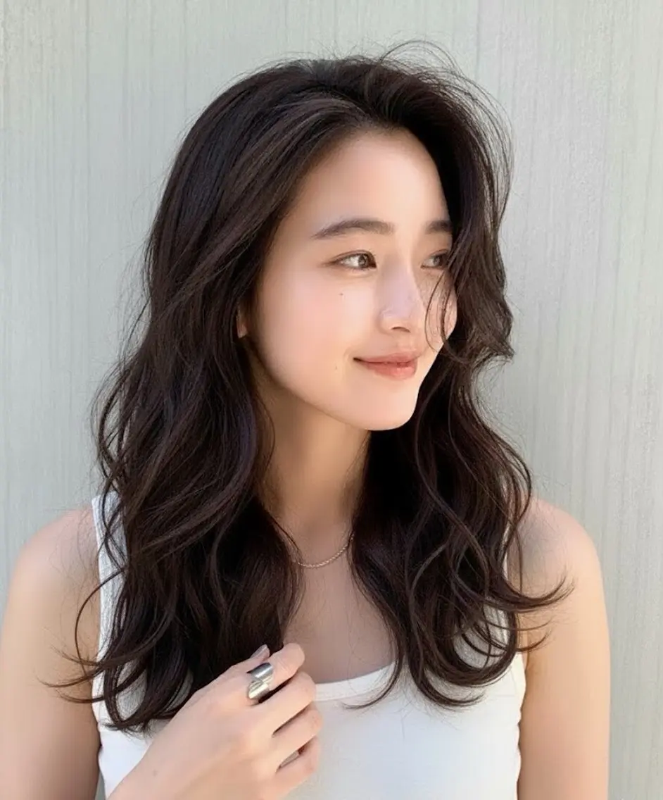 ヘアアレンジ 🉐渋谷・ブリーチ ⭐️縮毛モデル🉐のヘアスタイル