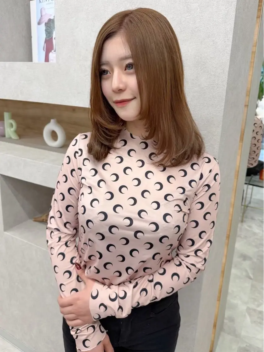 カラー ベージュカラー ブラウンカラー ヘアカラー 山口 颯太のヘアスタイル