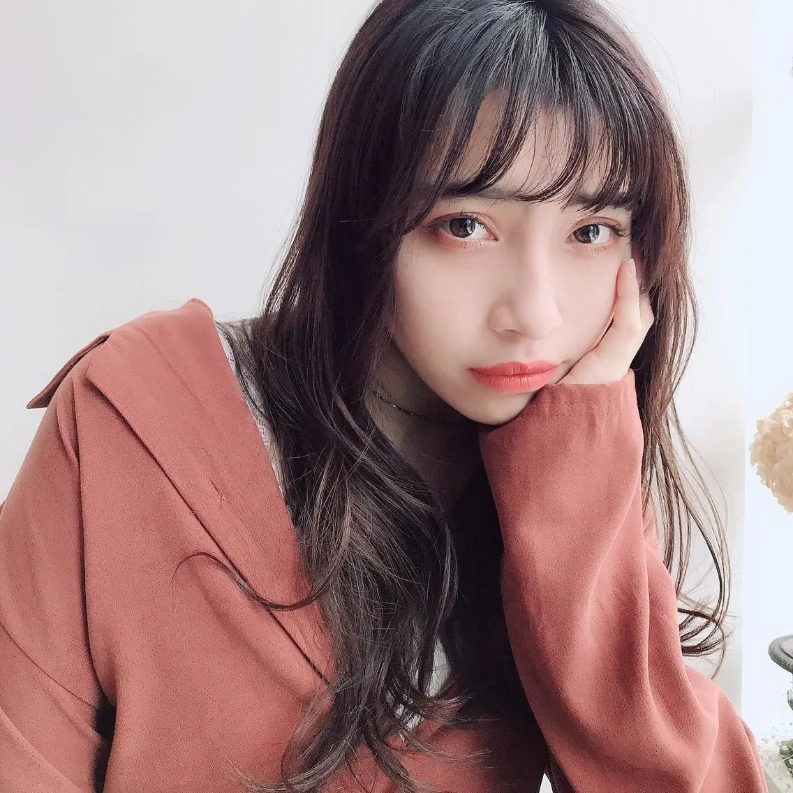 ロング カラー ブラウンカラー シースルーバング 大人可愛いHair ❤︎Ayakoのヘアスタイル