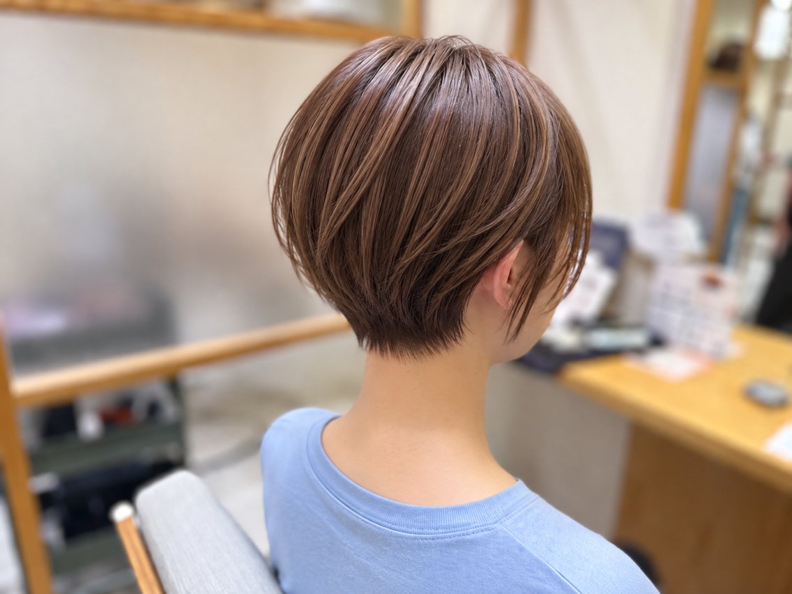 ショート spinhair荻野 莉帆のヘアスタイル