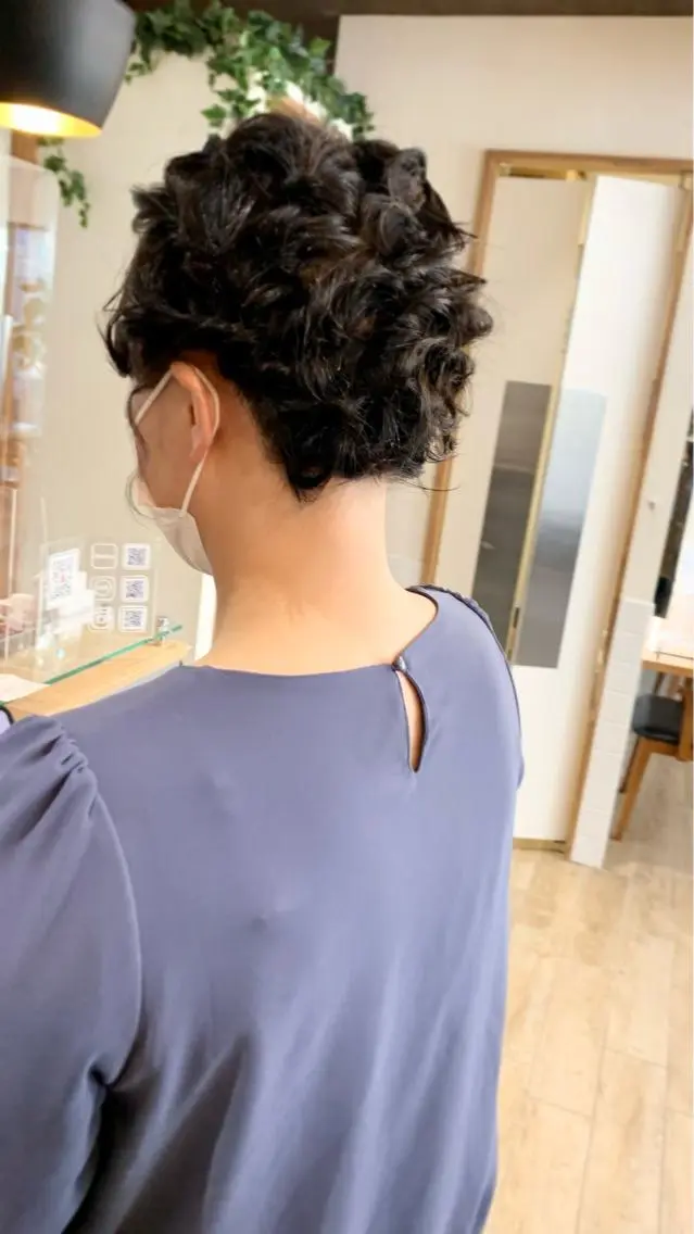 【参列ヘアセット🌼】ヘアセット¥4950の写真