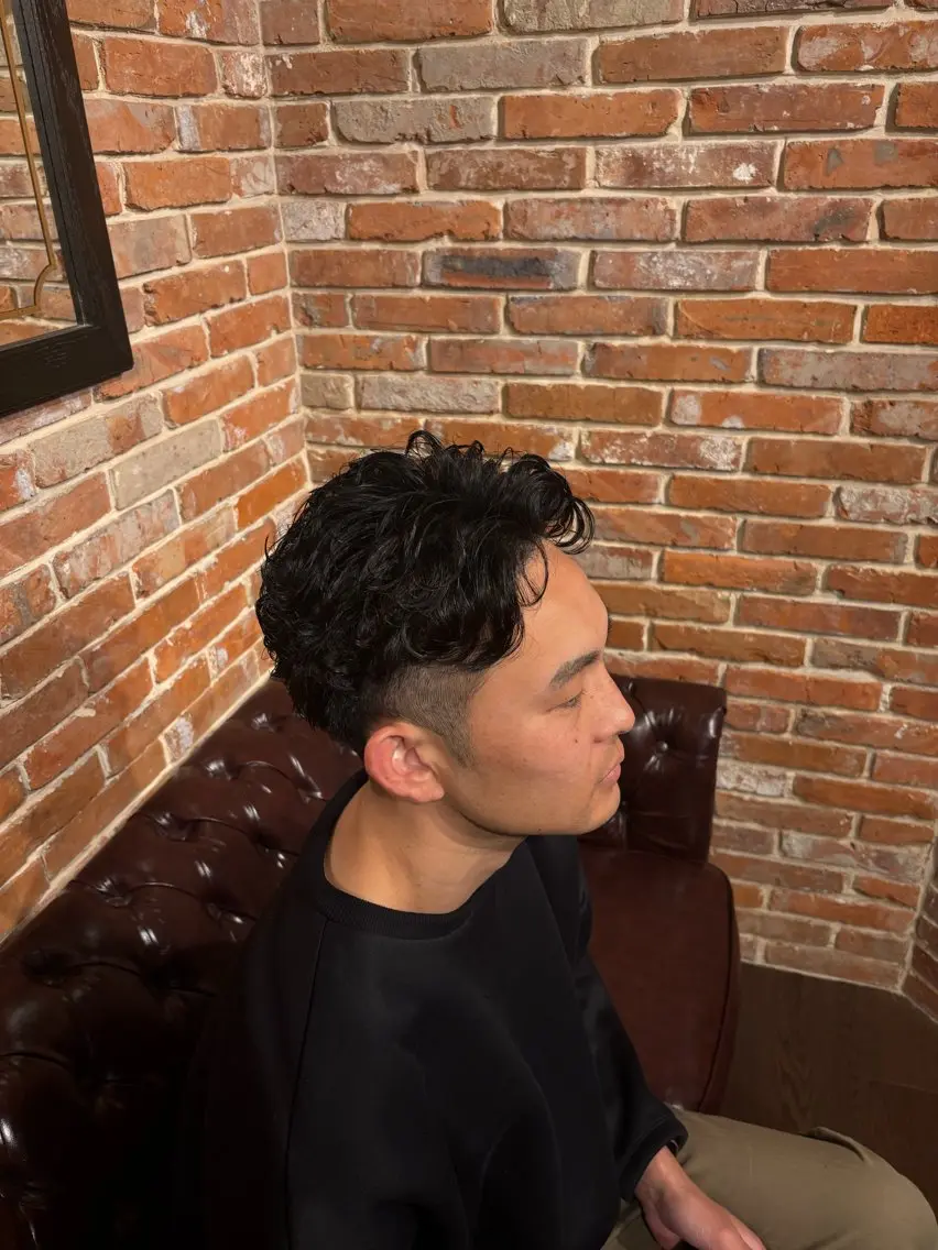 ショート パーマ 鈴木 楓花のヘアスタイル