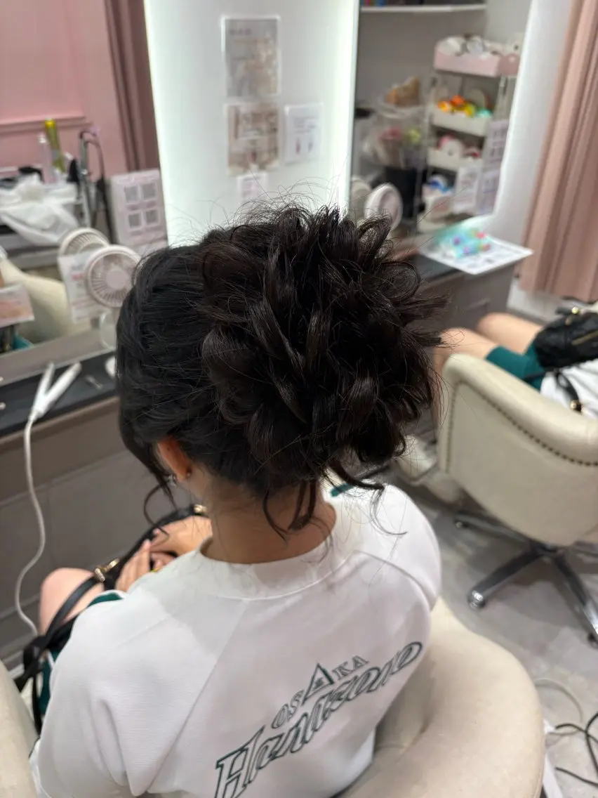 ヘアアレンジ lien eriiのヘアスタイル