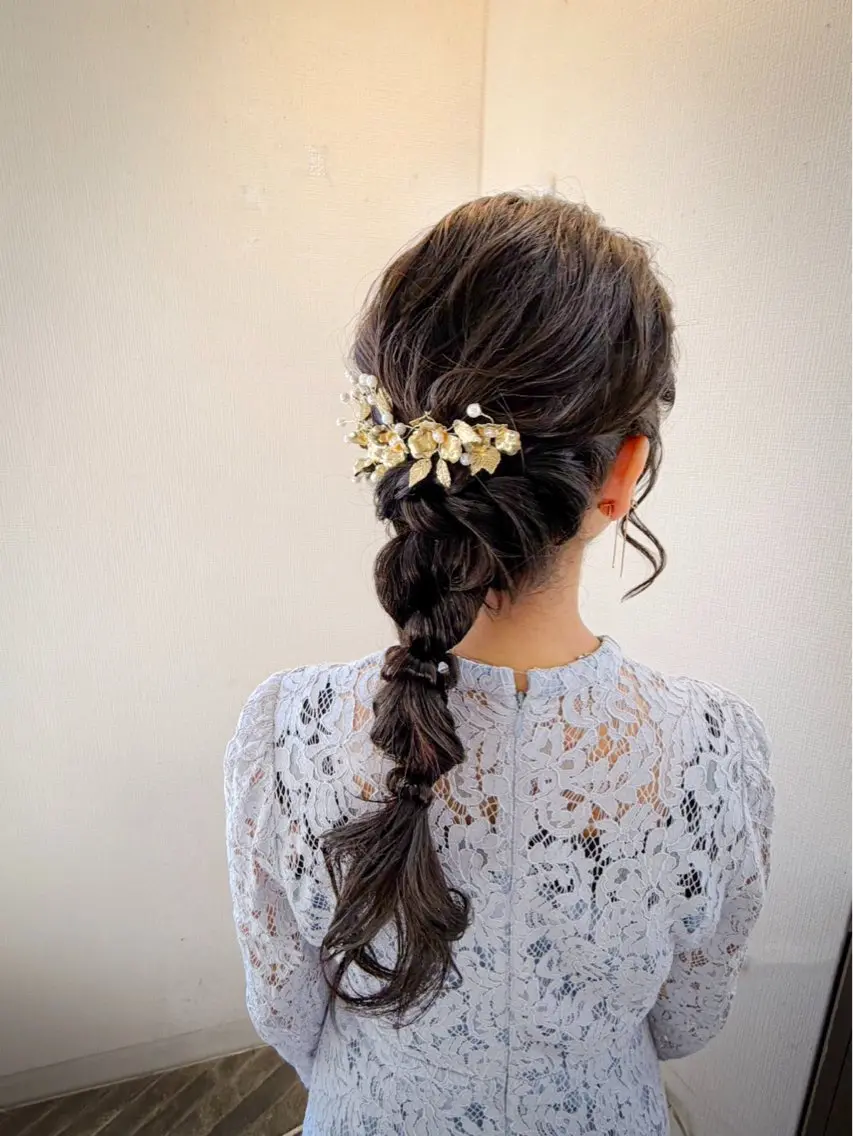 ヘアアレンジ ヘアセット hair make もりした ゆうのヘアスタイル