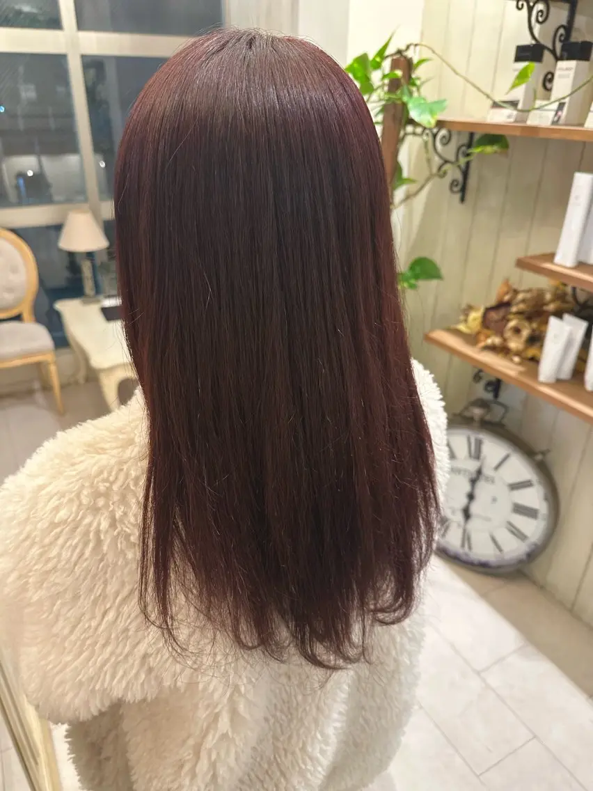 カラー ブラウンカラー レッドカラー Rogue HAIRななみ🫟のヘアスタイル