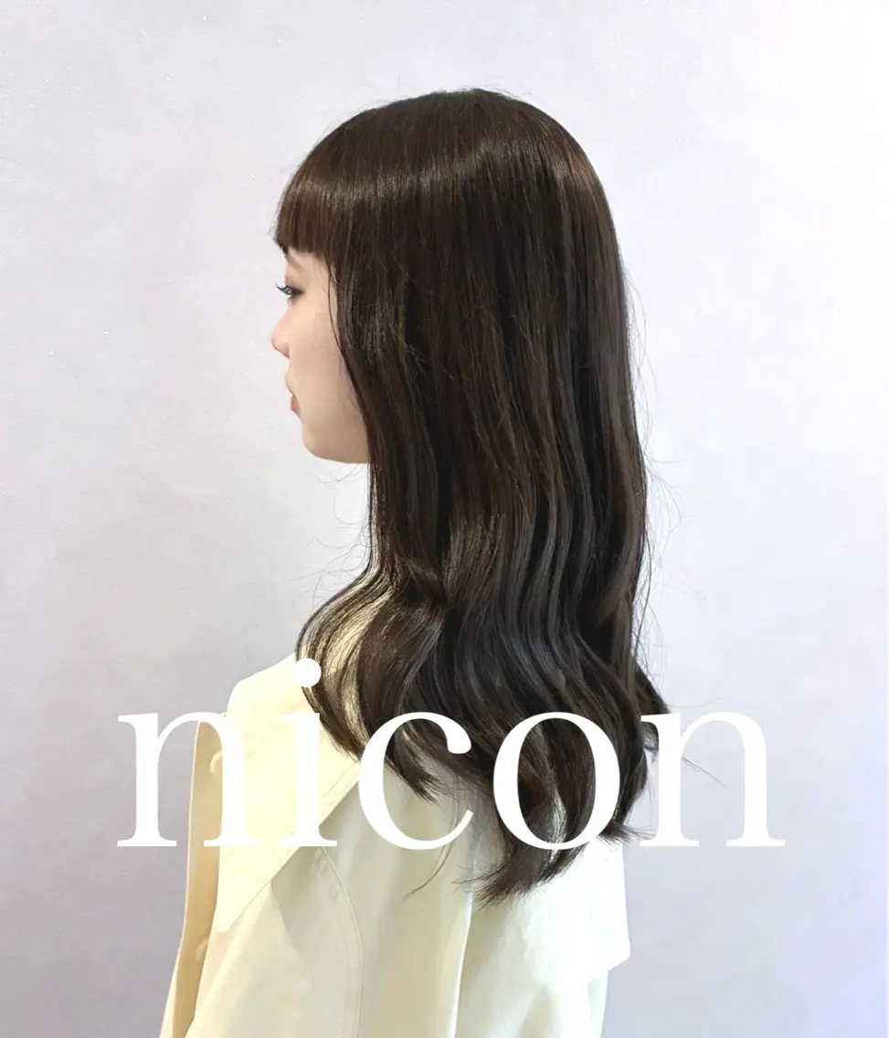 ロング 髪質改善 髪質改善カラーのヘアスタイル