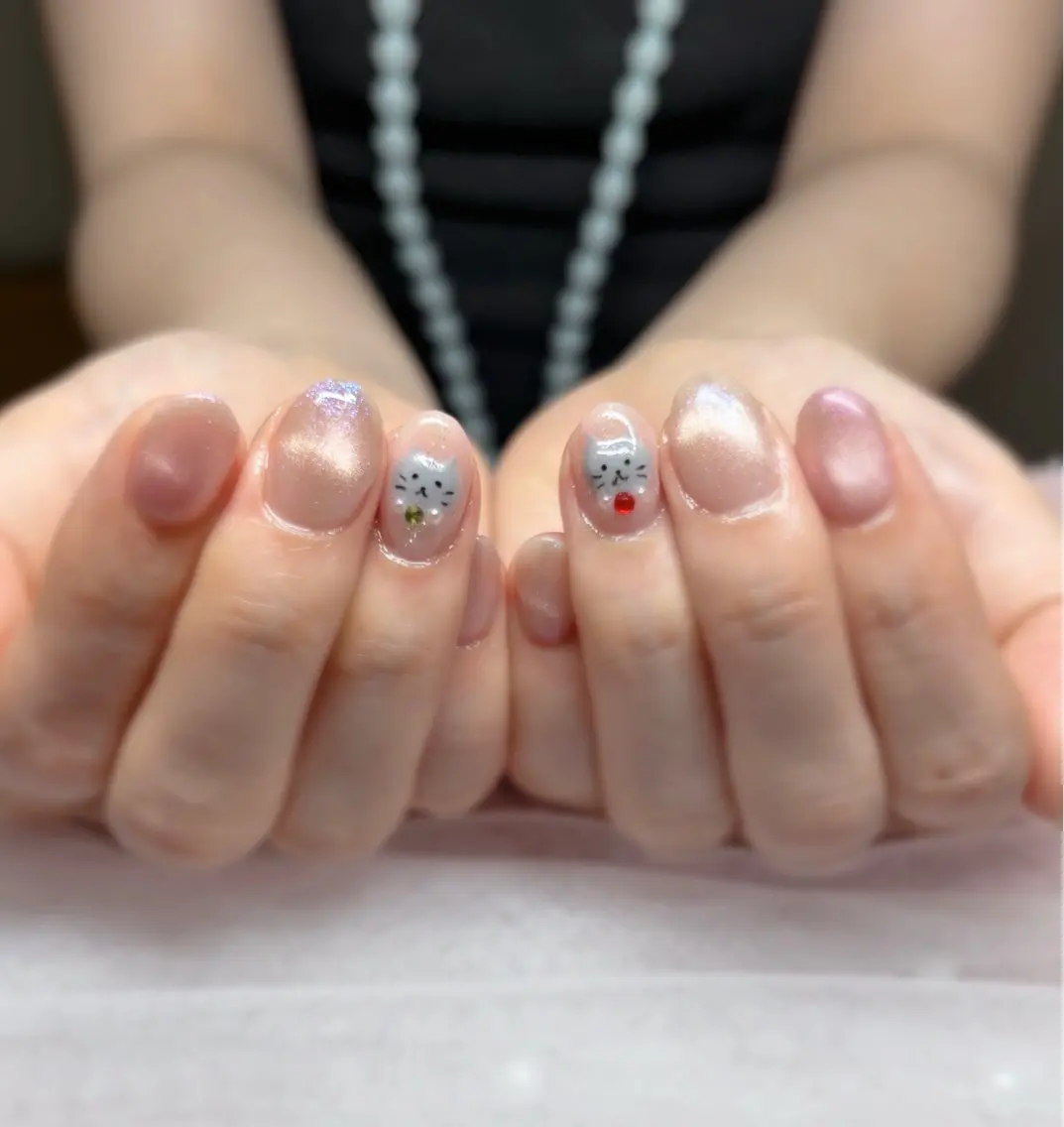 ネイル ハンドネイル kaho  🧸🎀 RiLionのネイルデザイン