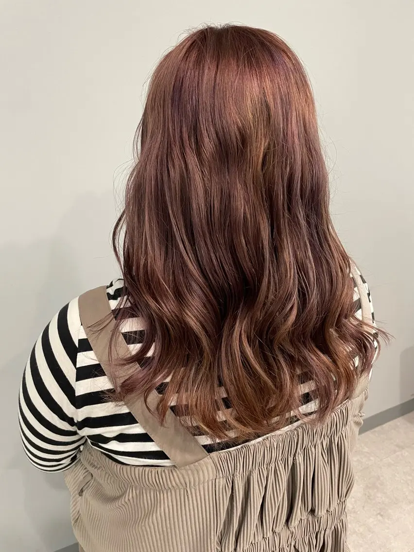 セミロング カラー ヘアカラー トリートメント 今雪 聡美のヘアスタイル