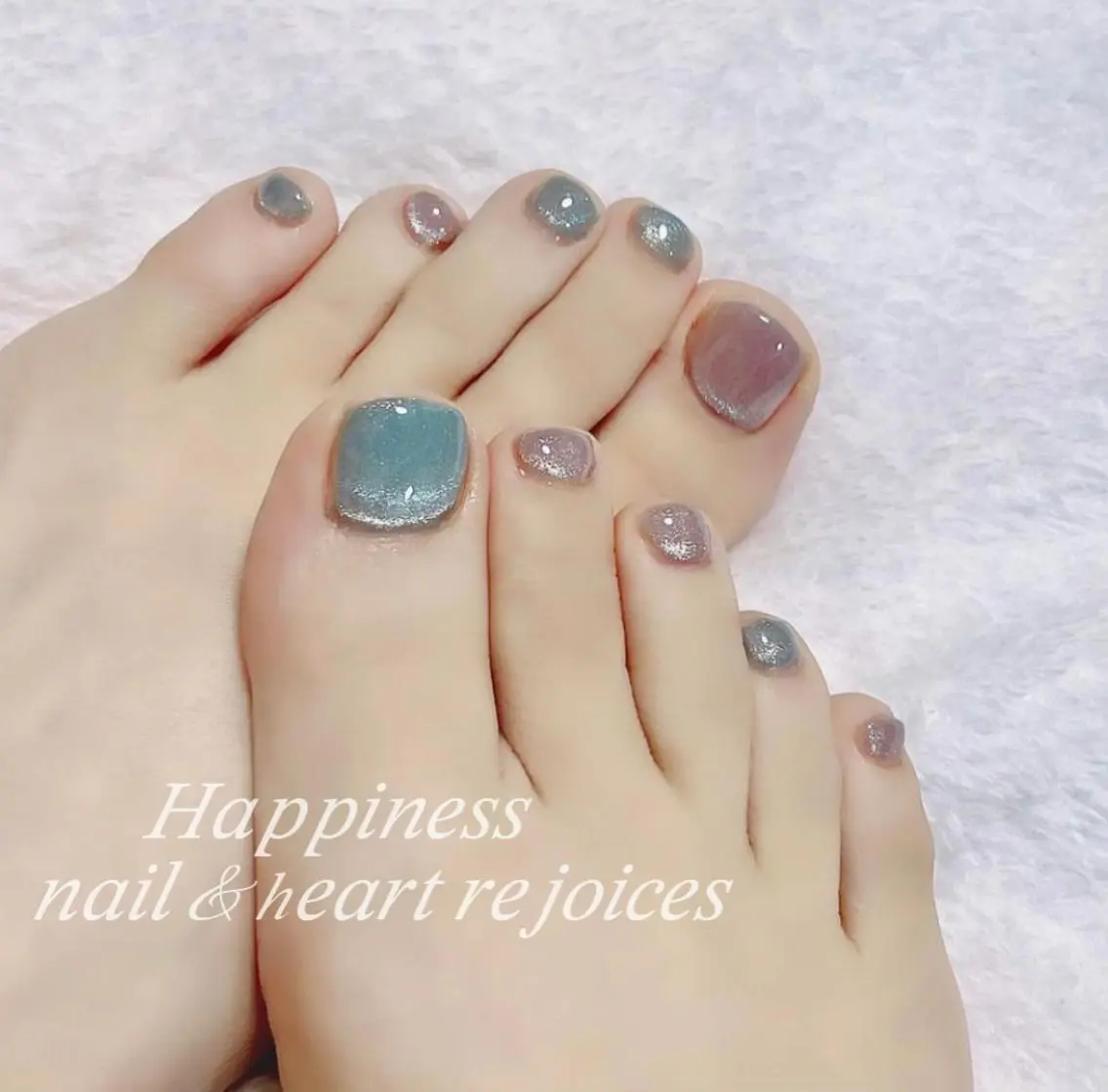 ネイル フットネイル マグネットネイル フットネイル Ella salonのネイルデザイン