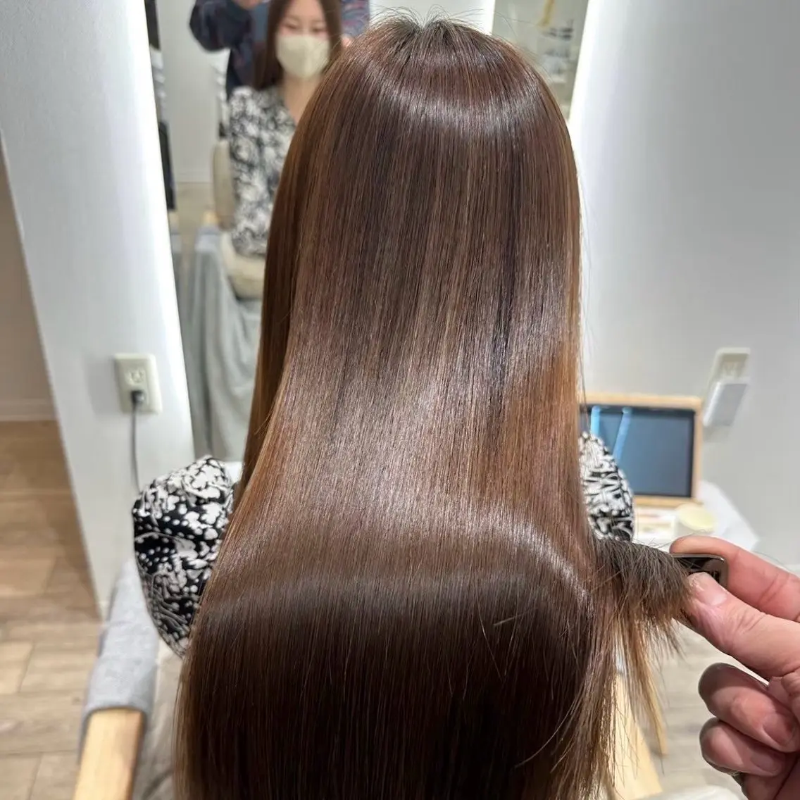 ロング 縮毛矯正 透明感カラー💫 Katsukiのヘアスタイル