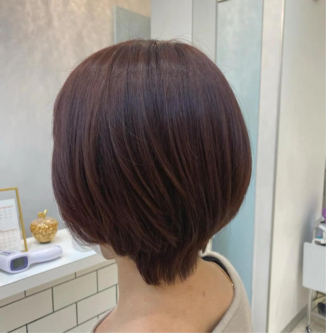 ショート カラー カット 河原町/艶髪/西田 晴香のヘアスタイル